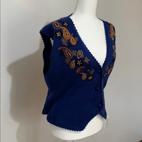 Koret vintage wool blend vest - Picture 2 of 3